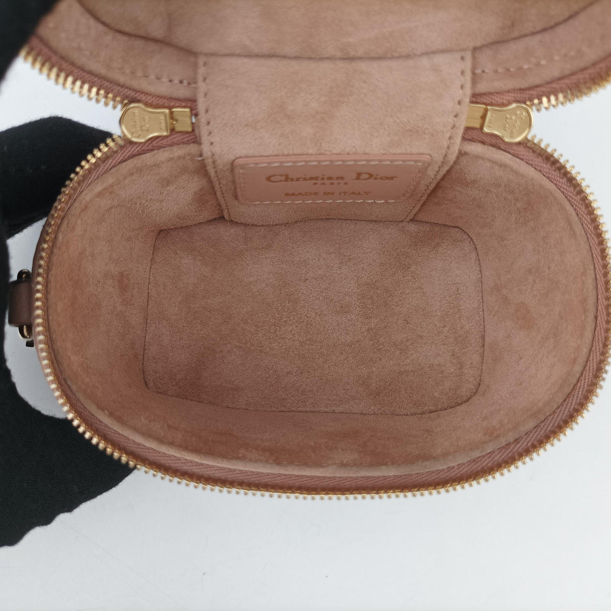 Lady Dior micro vanity Pink lambskin Lot number unknownレディディオール マイクロ ヴァニティ ピンク ラムスキン 製番不明