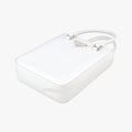 Mirror Tote White Leather 1BA331 31/Aミラートート ホワイト レザー 1BA331 31/A