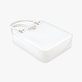 Mirror Tote White Leather 1BA331 31/Aミラートート ホワイト レザー 1BA331 31/A