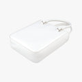 Mirror Tote White Leather 1BA331 31/Aミラートート ホワイト レザー 1BA331 31/A