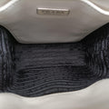 Mirror Tote White Leather 1BA331 31/Aミラートート ホワイト レザー 1BA331 31/A
