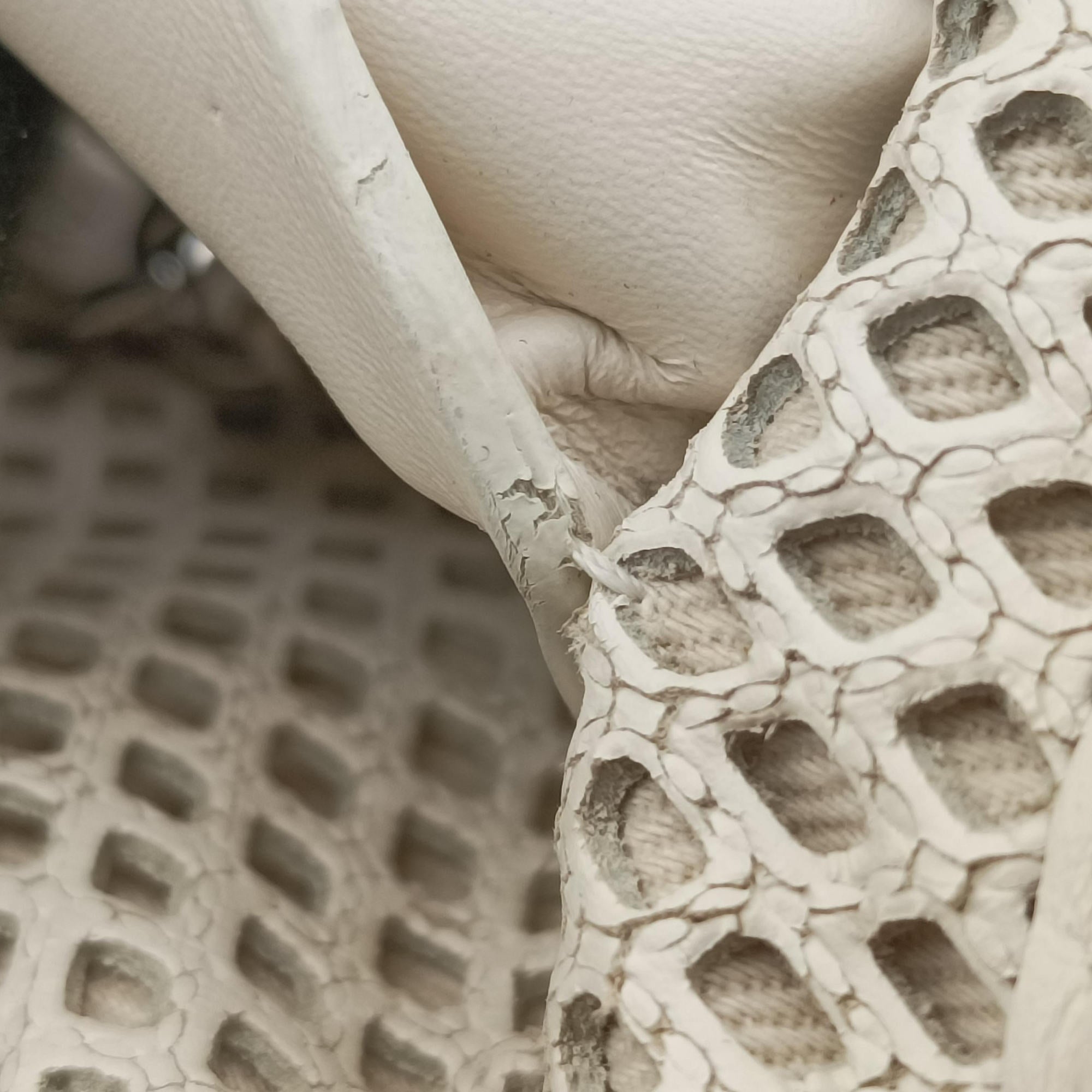 Up in the Air Perforated French Riviera  White lambskin A67654 17921437アップ ザ エア フレンチリビエラ  ホワイト ラムスキン A67654 17921437