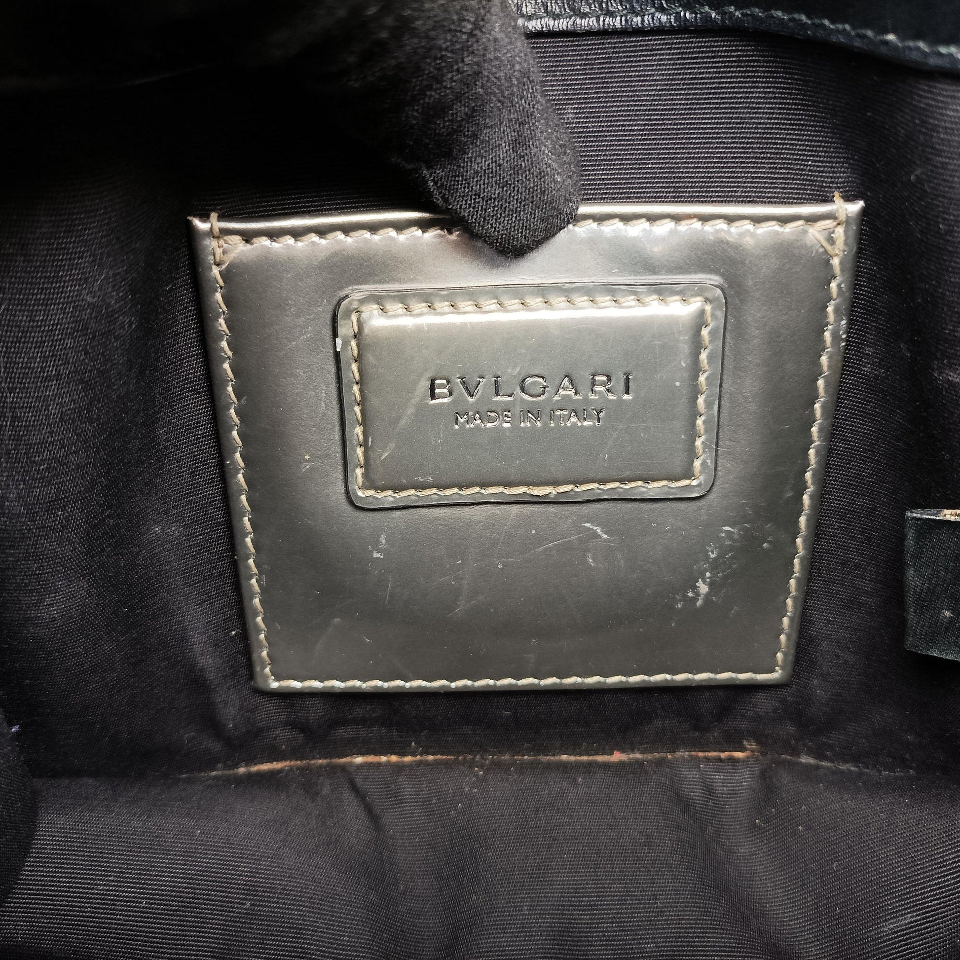 Pre-owned Bvlgari SERPENTI FOREVER Silver Patent Leather  shoulderbag | stylenewstar