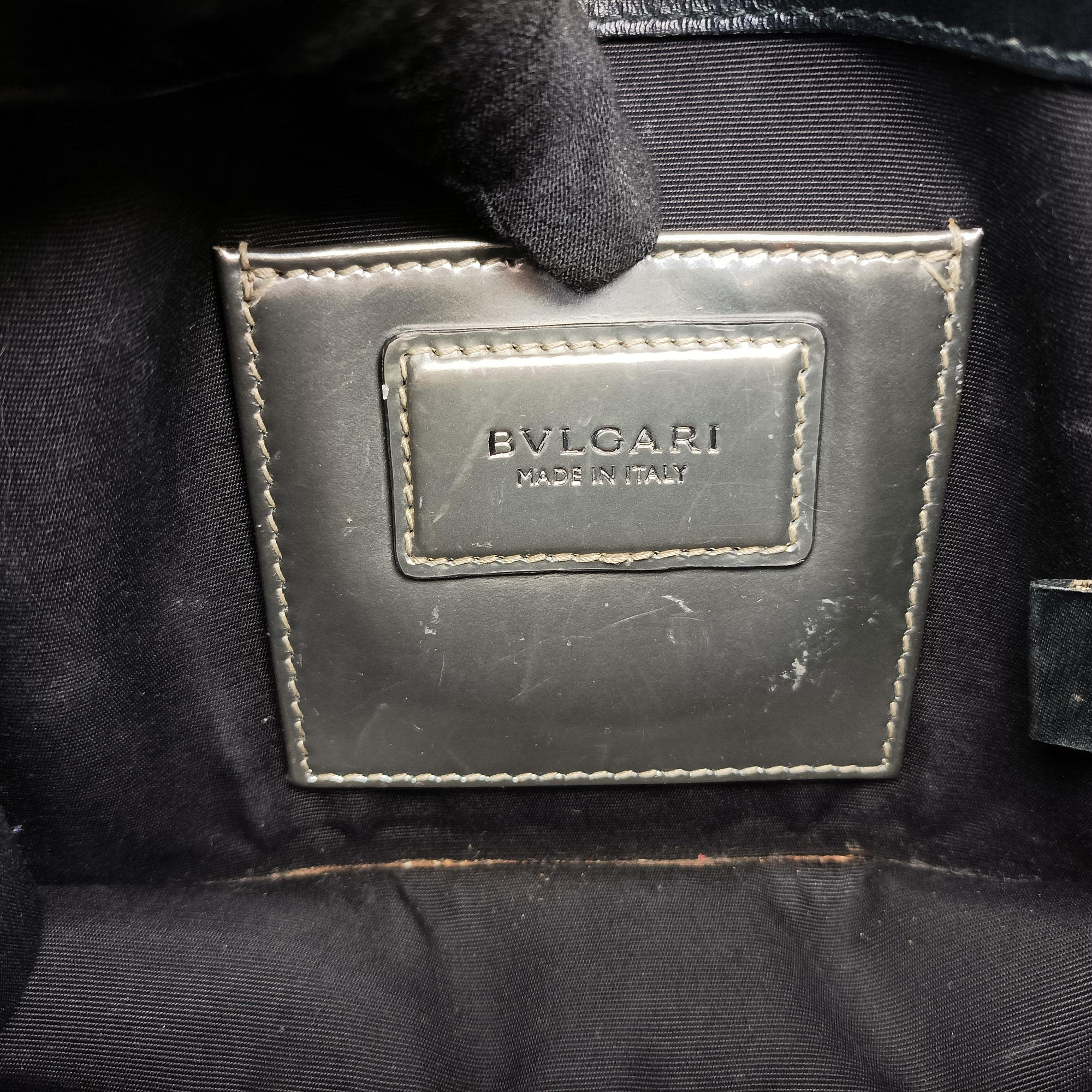 Pre-owned Bvlgari SERPENTI FOREVER Silver Patent Leather  shoulderbag | stylenewstar