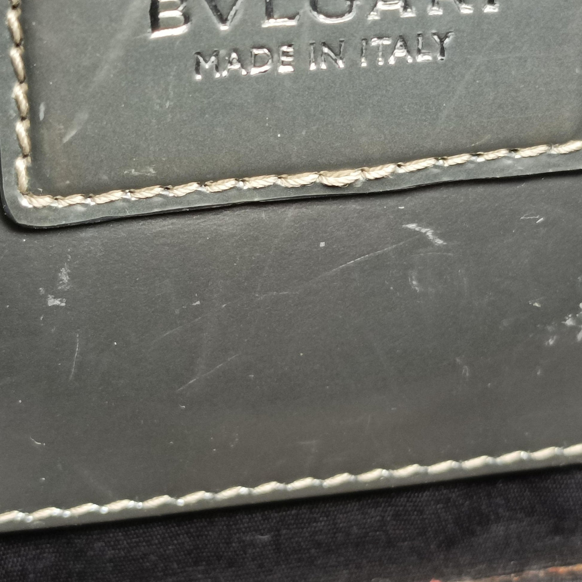 Pre-owned Bvlgari SERPENTI FOREVER Silver Patent Leather  shoulderbag | stylenewstar