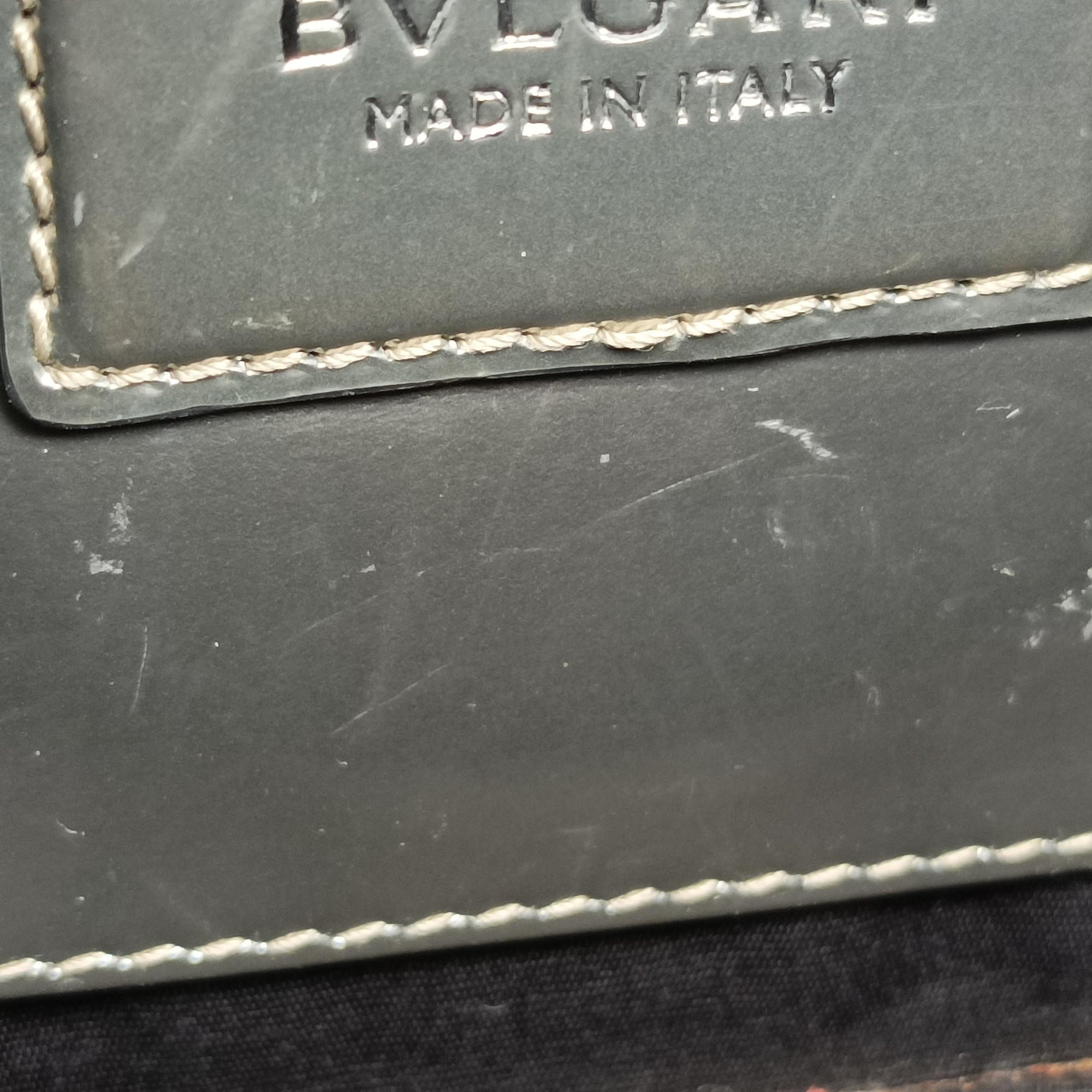 Pre-owned Bvlgari SERPENTI FOREVER Silver Patent Leather  shoulderbag | stylenewstar