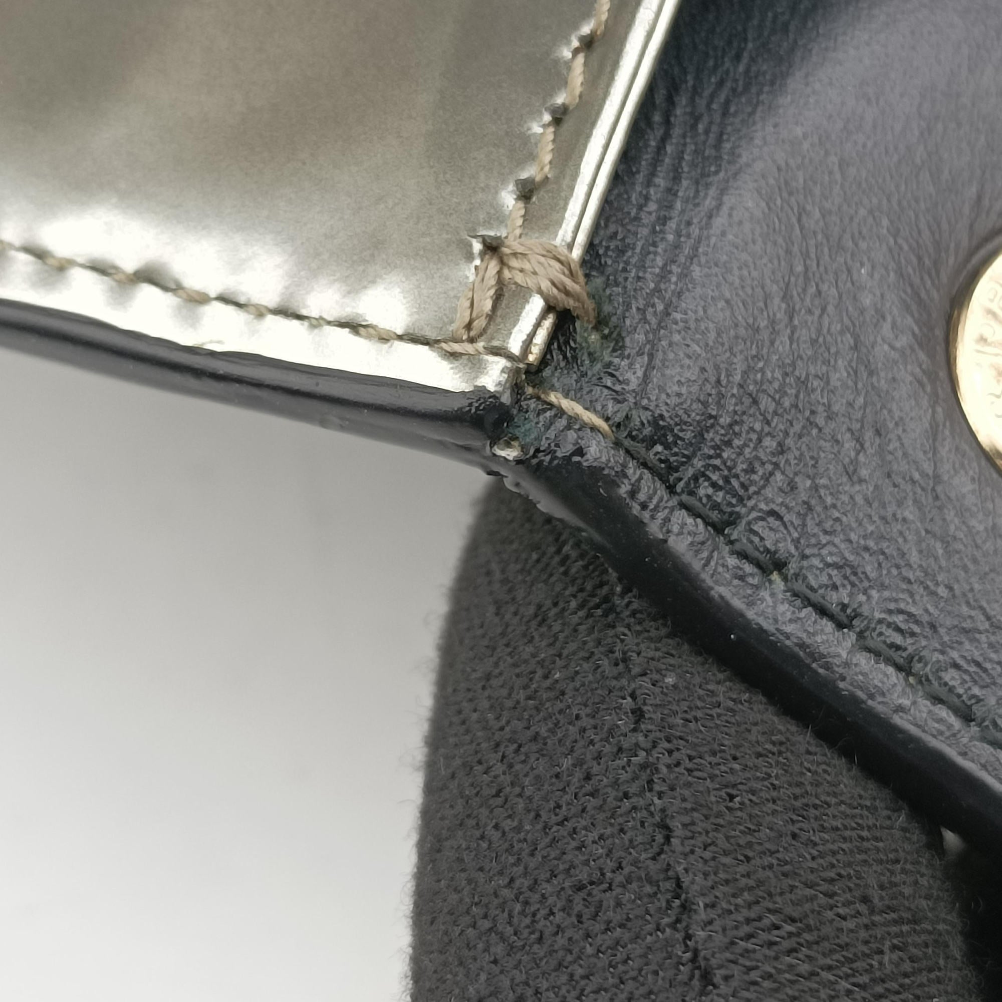Pre-owned Bvlgari SERPENTI FOREVER Silver Patent Leather  shoulderbag | stylenewstar