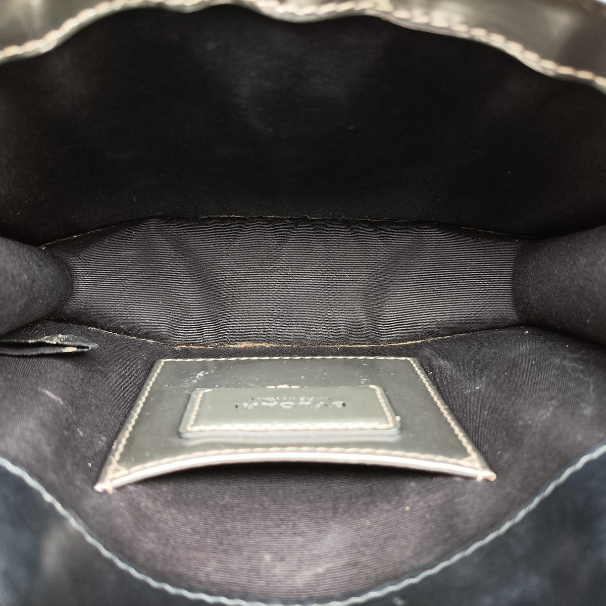 Pre-owned Bvlgari SERPENTI FOREVER Silver Patent Leather  shoulderbag | stylenewstar