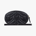 Vintage Gucci GG Marmont Black Leather 476434 bum bag/waist bag | stylenewstar