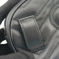 Vintage Gucci GG Marmont Black Leather 476434 bum bag/waist bag | stylenewstar