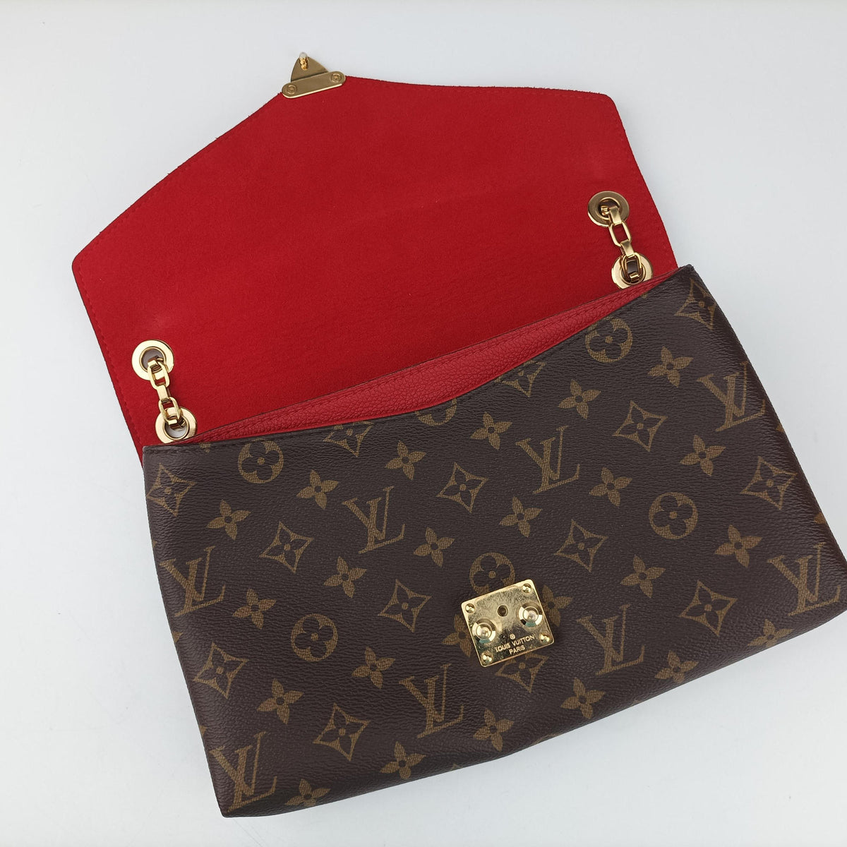 PALLAS Chain Brown×CERISE Monogram Canvas×calf leather M41201 CA5116パラス チェーン モノグラム/ブラウン×スリーズ モノグラムキャンバス×カーフレザー M41201 CA5116