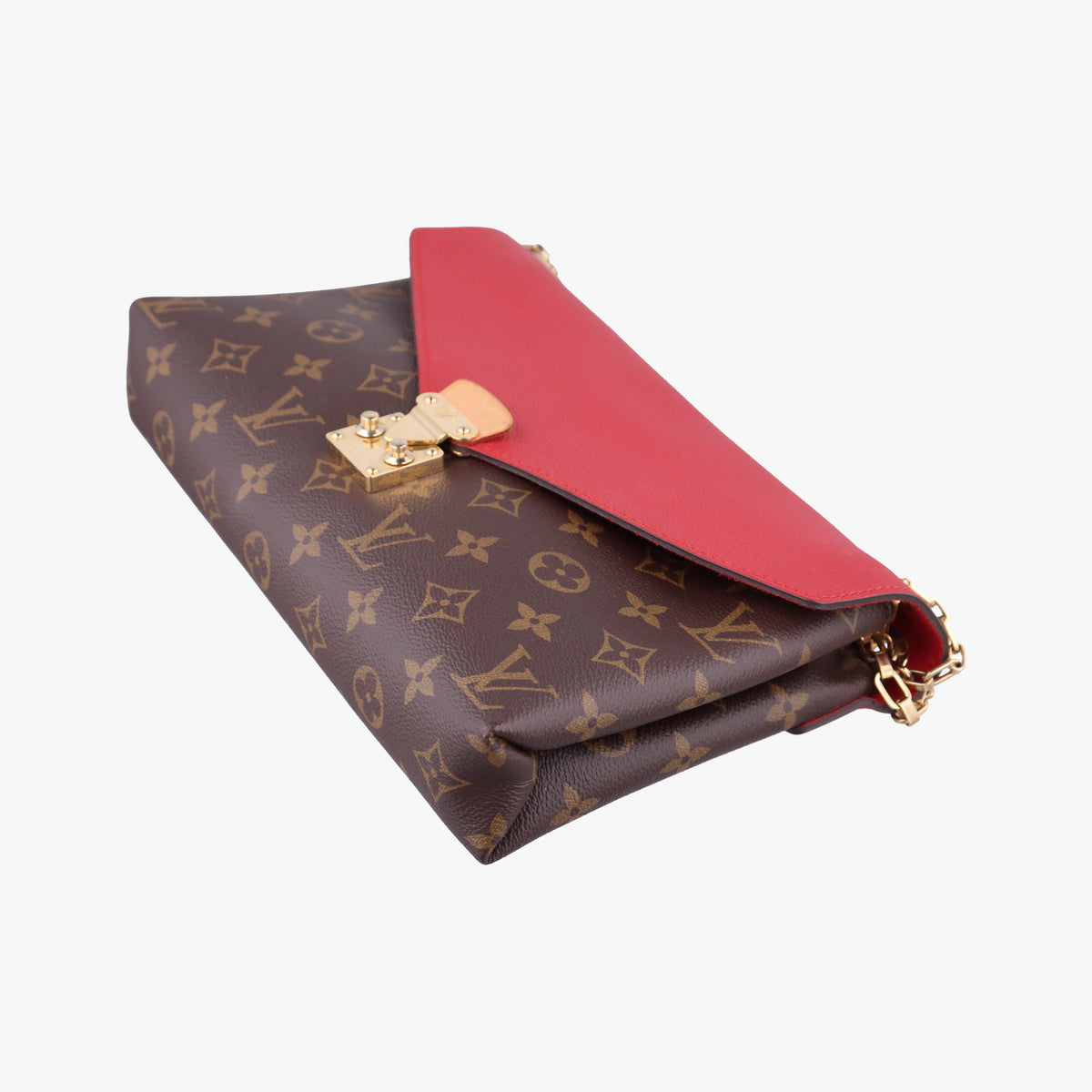 PALLAS Chain Brown×CERISE Monogram Canvas×calf leather M41201 CA5116パラス チェーン モノグラム/ブラウン×スリーズ モノグラムキャンバス×カーフレザー M41201 CA5116