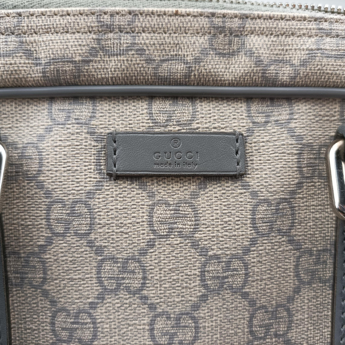 GG Supreme Beige×Gary PVC coated canvas×Leather 322287 F016565748GGスプリーム ベージュ×グレー PVCコーティングキャンバス×レザー 322287 F016565748