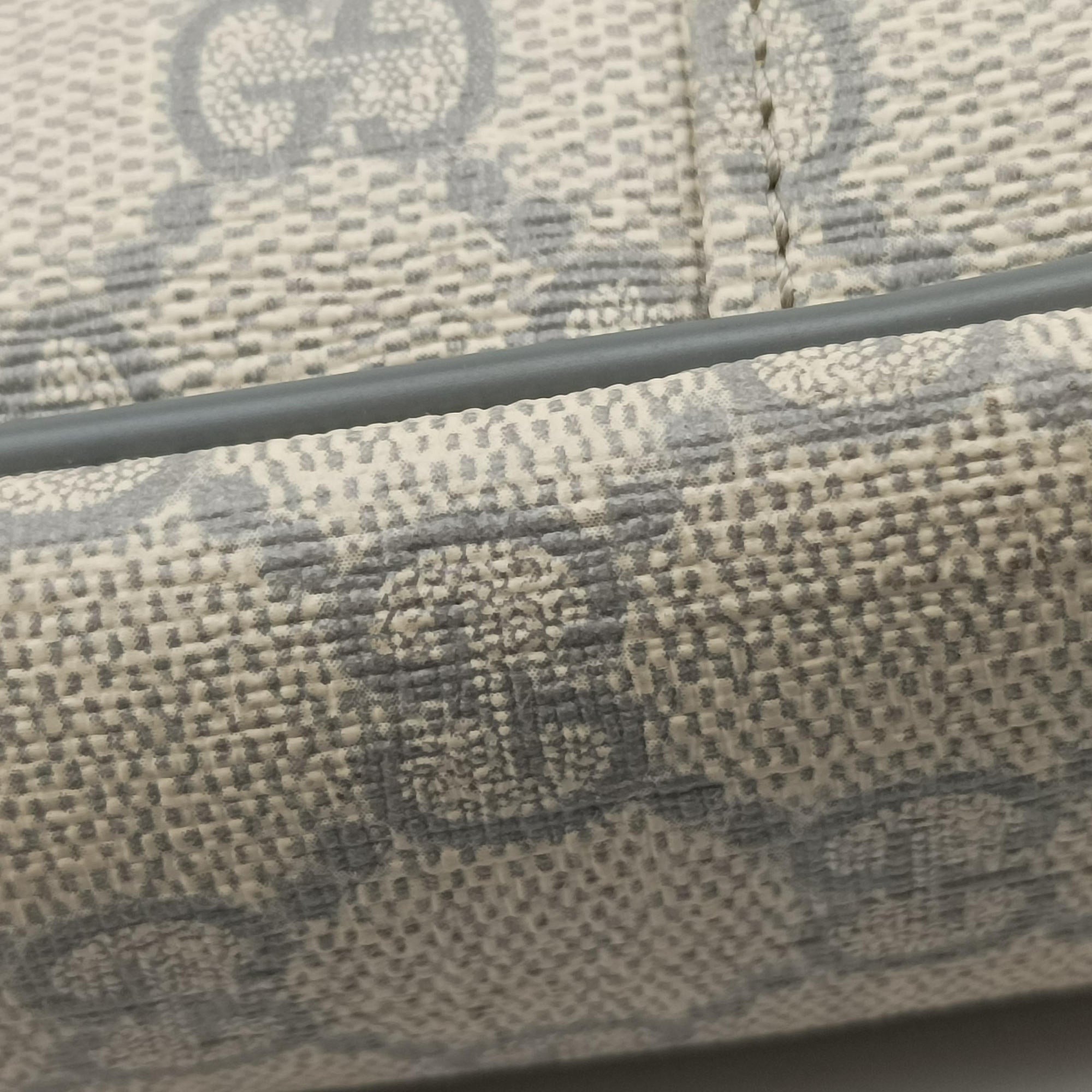 GG Supreme Beige×Gary PVC coated canvas×Leather 322287 F016565748GGスプリーム ベージュ×グレー PVCコーティングキャンバス×レザー 322287 F016565748