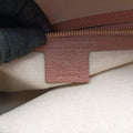 Pre-owned Gucci Guccissima Bree khaki×pink Canvas×Leather 353120 handbag | stylenewstar