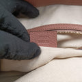 Pre-owned Gucci Guccissima Bree khaki×pink Canvas×Leather 353120 handbag | stylenewstar