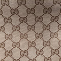 Pre-owned Gucci Guccissima Bree khaki×pink Canvas×Leather 353120 handbag | stylenewstar