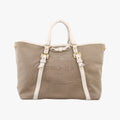 Canapa Logo khaki×White Canvas×Leather BN2832 194/Aカナパ ロゴ リボン カーキ×ホワイト キャンバス×レザー BN2832 194/A