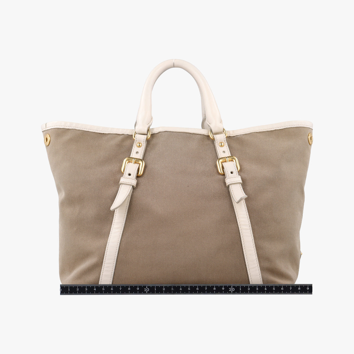 Canapa Logo khaki×White Canvas×Leather BN2832 194/Aカナパ ロゴ リボン カーキ×ホワイト キャンバス×レザー BN2832 194/A