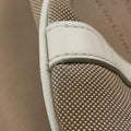Canapa Logo khaki×White Canvas×Leather BN2832 194/Aカナパ ロゴ リボン カーキ×ホワイト キャンバス×レザー BN2832 194/A