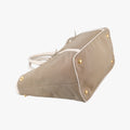 Canapa Logo khaki×White Canvas×Leather BN2832 194/Aカナパ ロゴ リボン カーキ×ホワイト キャンバス×レザー BN2832 194/A