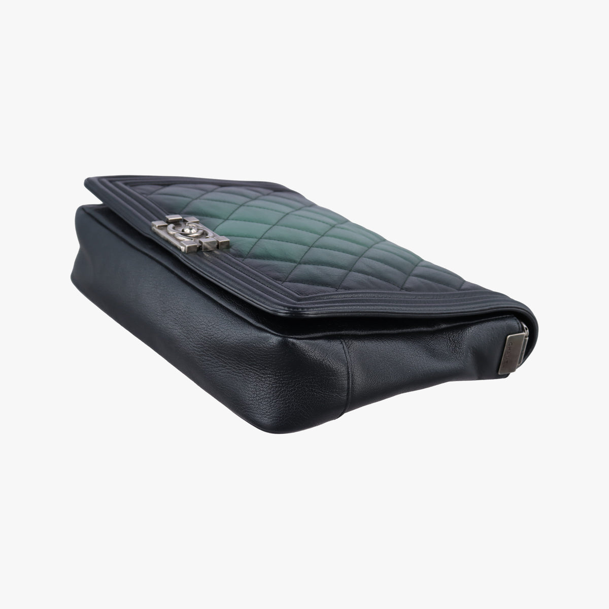 BOY CHANEL Black × Green Leather A92005 18578507ボーイシャネル ブラック × グリーン レザー A92005 18578507