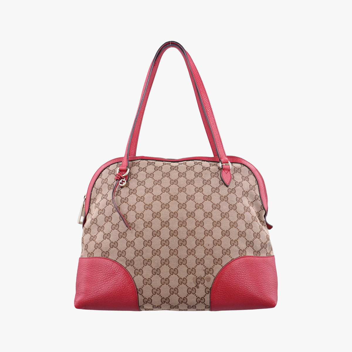 Guccissima Bree beige×red Canvas×Leather 449243 D021254604グッチシマ ブリー ベージュ×レッド キャンバス×レザー 449243 D021254604