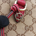 Guccissima Bree beige×red Canvas×Leather 449243 D021254604グッチシマ ブリー ベージュ×レッド キャンバス×レザー 449243 D021254604