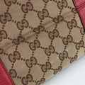 Guccissima Bree beige×red Canvas×Leather 449243 D021254604グッチシマ ブリー ベージュ×レッド キャンバス×レザー 449243 D021254604