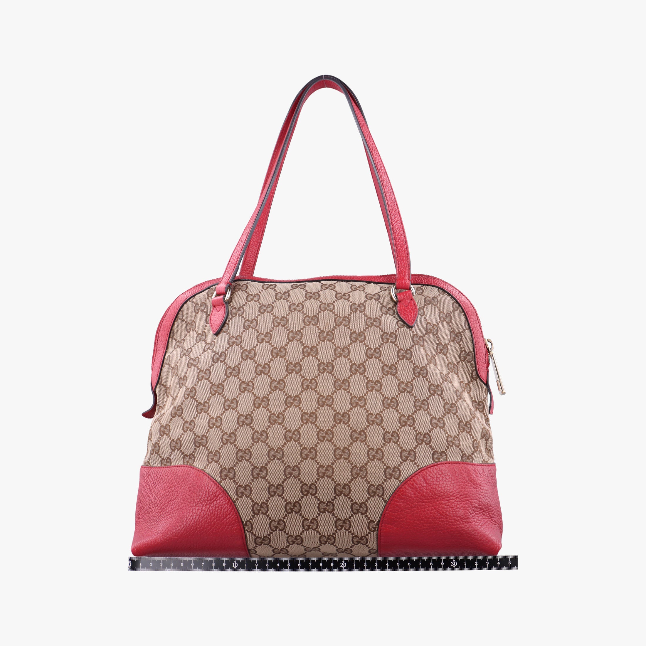 Guccissima Bree beige×red Canvas×Leather 449243 D021254604グッチシマ ブリー ベージュ×レッド キャンバス×レザー 449243 D021254604