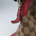 Guccissima Bree beige×red Canvas×Leather 449243 D021254604グッチシマ ブリー ベージュ×レッド キャンバス×レザー 449243 D021254604