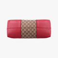 Guccissima Bree beige×red Canvas×Leather 449243 D021254604グッチシマ ブリー ベージュ×レッド キャンバス×レザー 449243 D021254604