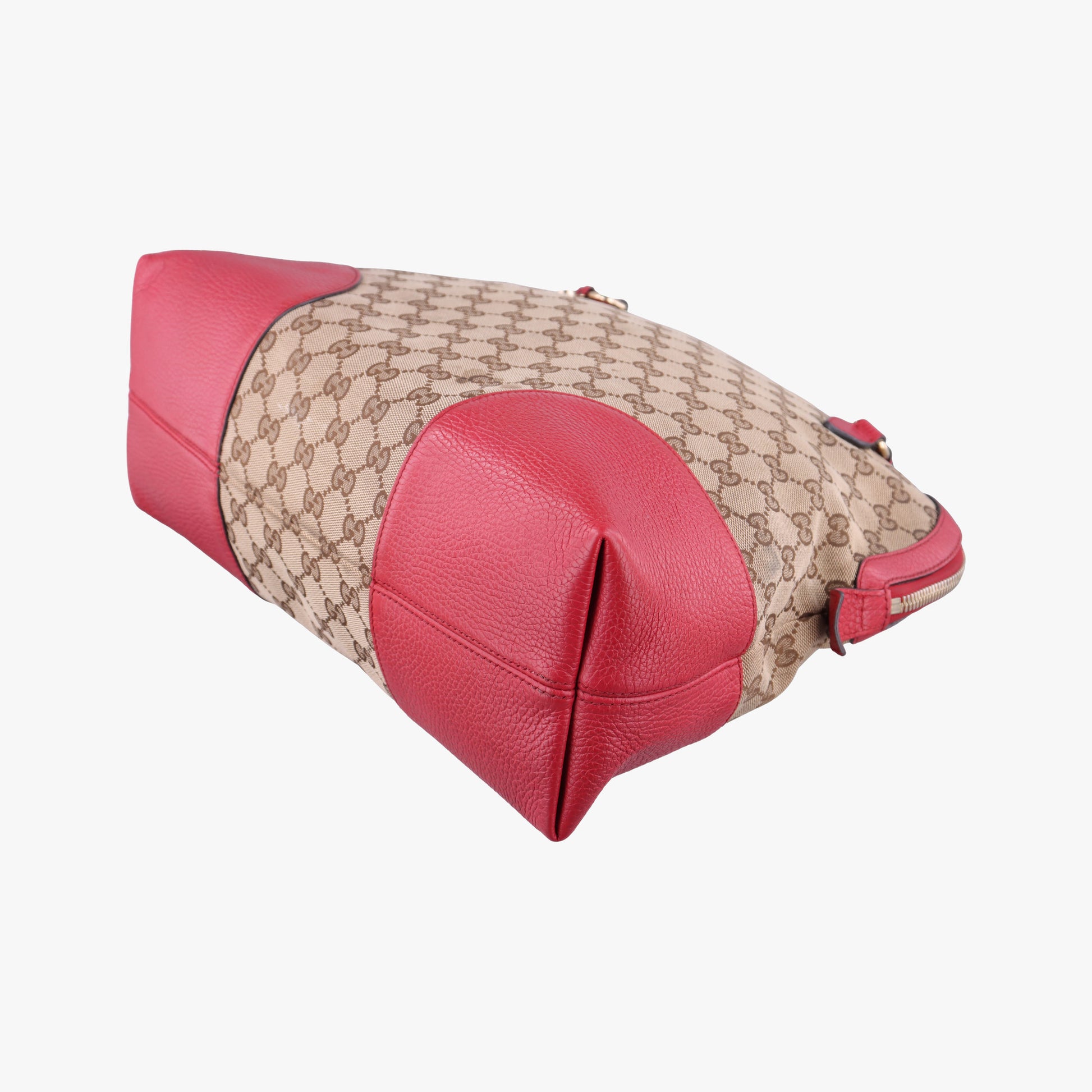 Guccissima Bree beige×red Canvas×Leather 449243 D021254604グッチシマ ブリー ベージュ×レッド キャンバス×レザー 449243 D021254604