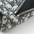 Saddlebags Gray×Navy Jacquard×Leather 19-BO-0210 IC Chipサドルバッグ グレー×ネイビー ジャガード×レザー 19-BO-0210 ICチップ