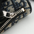 Saddlebags Gray×Navy Jacquard×Leather 19-BO-0210 IC Chipサドルバッグ グレー×ネイビー ジャガード×レザー 19-BO-0210 ICチップ