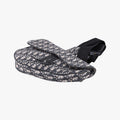 Saddlebags Gray×Navy Jacquard×Leather 19-BO-0210 IC Chipサドルバッグ グレー×ネイビー ジャガード×レザー 19-BO-0210 ICチップ