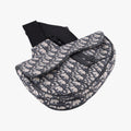 Saddlebags Gray×Navy Jacquard×Leather 19-BO-0210 IC Chipサドルバッグ グレー×ネイビー ジャガード×レザー 19-BO-0210 ICチップ