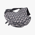 Saddlebags Gray×Navy Jacquard×Leather 19-BO-0210 IC Chipサドルバッグ グレー×ネイビー ジャガード×レザー 19-BO-0210 ICチップ