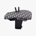 Saddlebags Gray×Navy Jacquard×Leather 19-BO-0210 IC Chipサドルバッグ グレー×ネイビー ジャガード×レザー 19-BO-0210 ICチップ