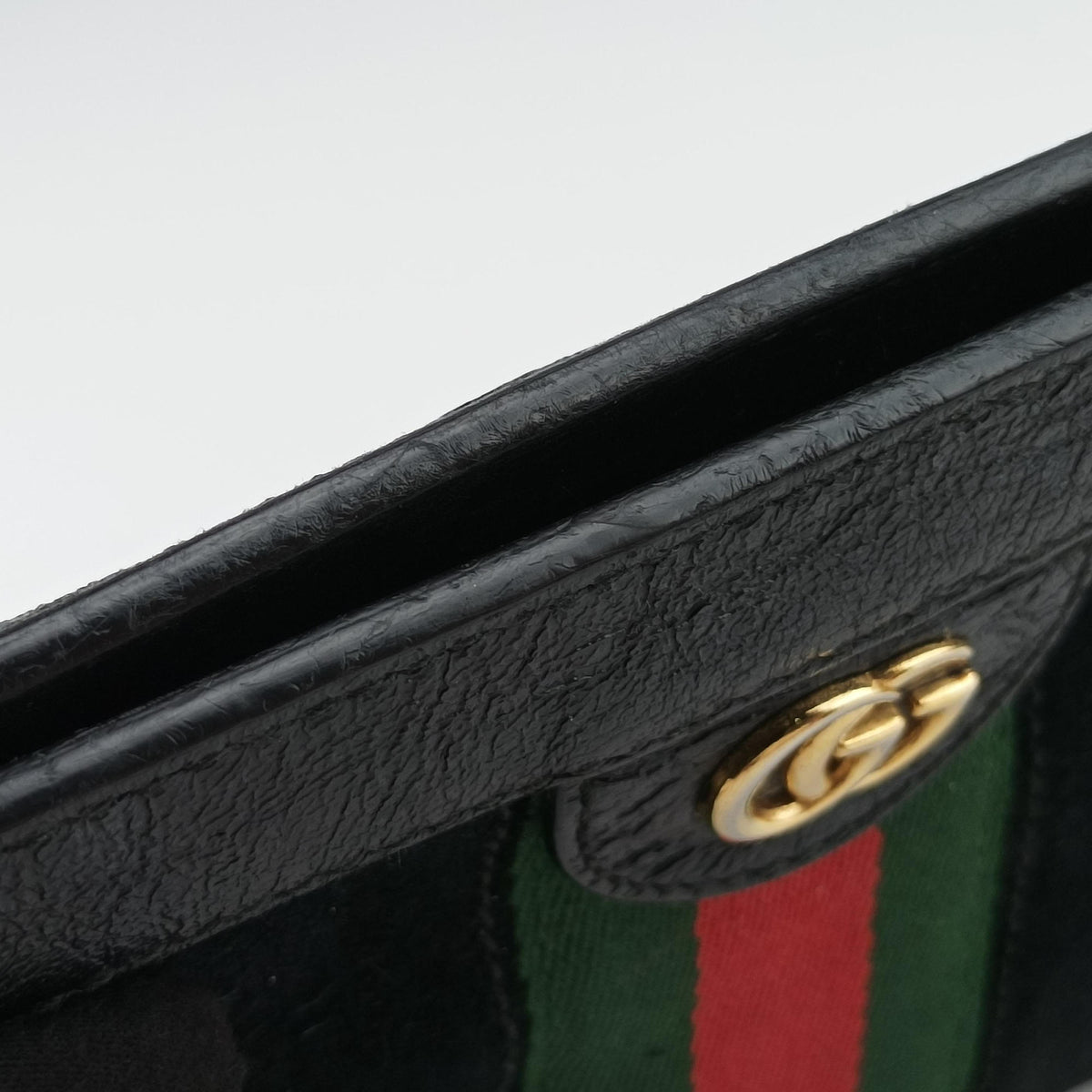 Ophidia Black Suede×leather 503877 A026520785オフィディア ブラック スエード×レザー 503877 A026520785