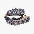 Saddle Navy×grey Jacquard × Leather 05-RU-0169 IC Chipサドル ネイビー×グレー ジャガード×レザー 05-RU-0169 ICチップ