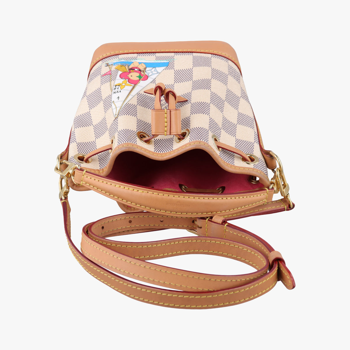 Vivienne Nano Noe AZUR Damier Canvas N40511 IC Chipヴィヴィエンヌ ナノ ノエ アズール PVCコーティングキャンバス N40511 ICチップ