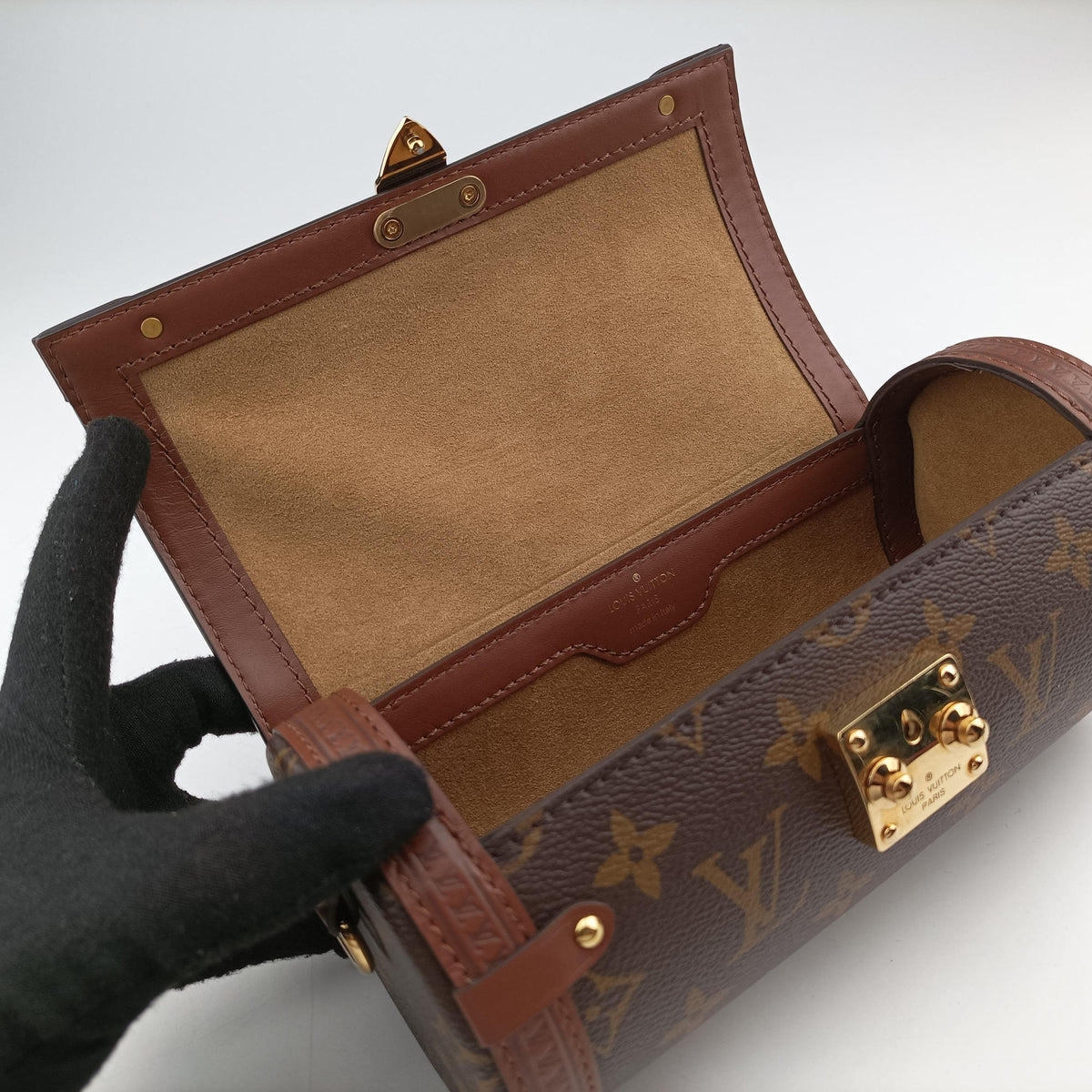 Vintage Louis Vuitton Papillon Trunk Brown Monogram Canvas×calf leather M57835 shoulderbag | stylenewstar