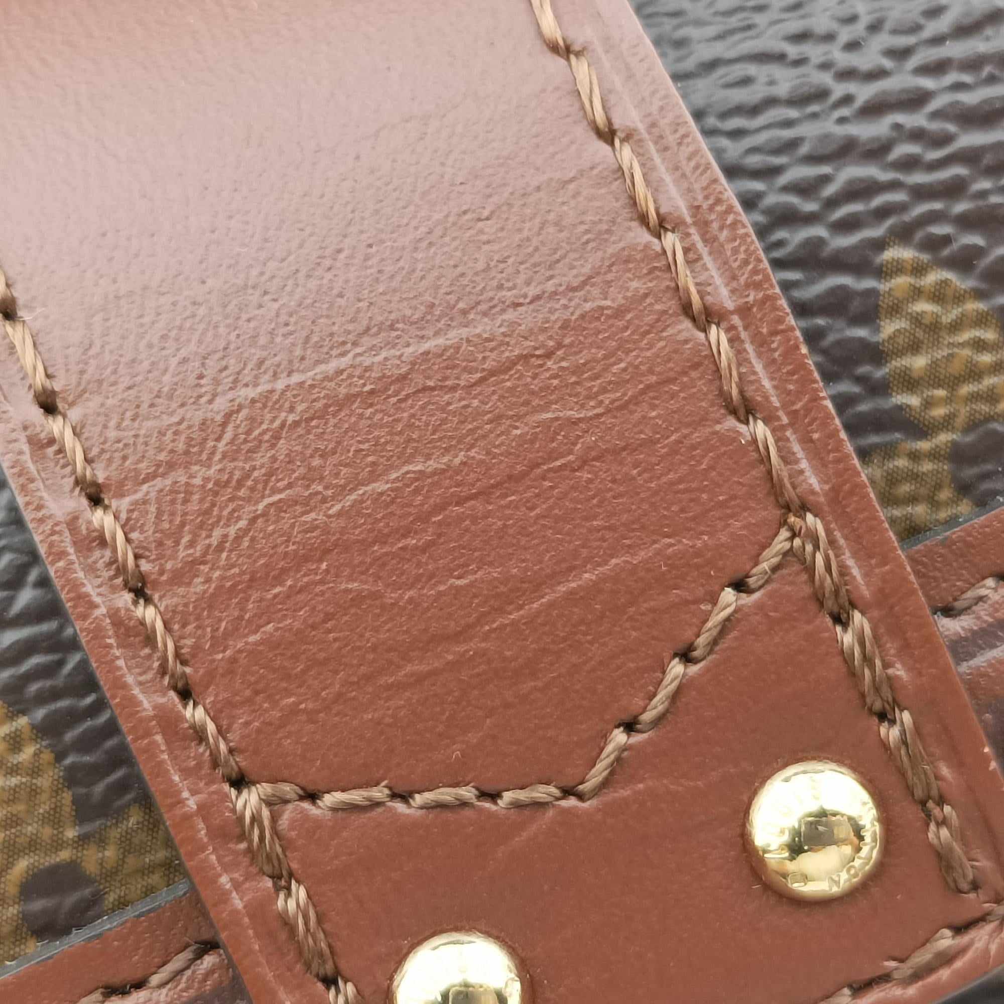 Vintage Louis Vuitton Papillon Trunk Brown Monogram Canvas×calf leather M57835 shoulderbag | stylenewstar