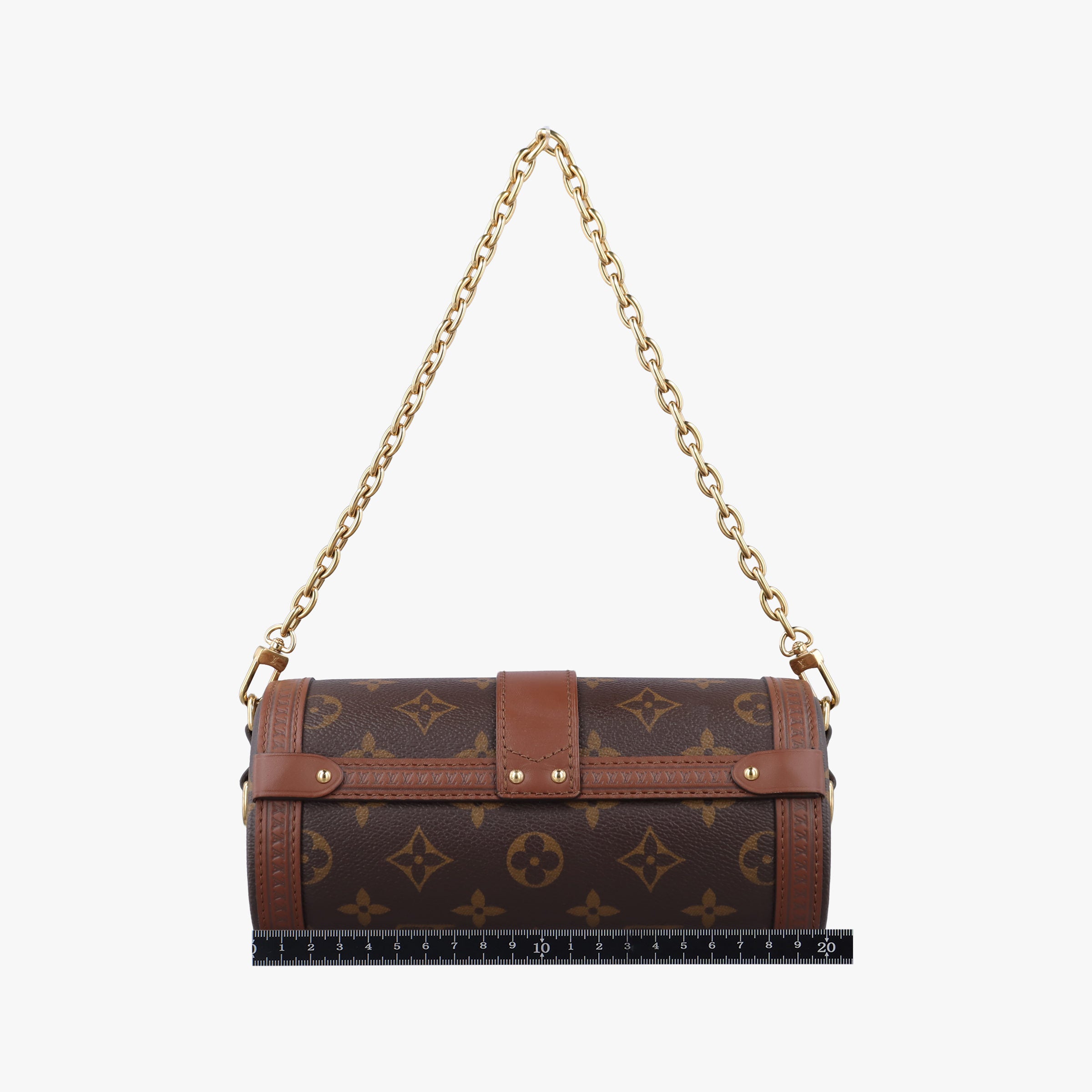 Vintage Louis Vuitton Papillon Trunk Brown Monogram Canvas×calf leather M57835 shoulderbag | stylenewstar