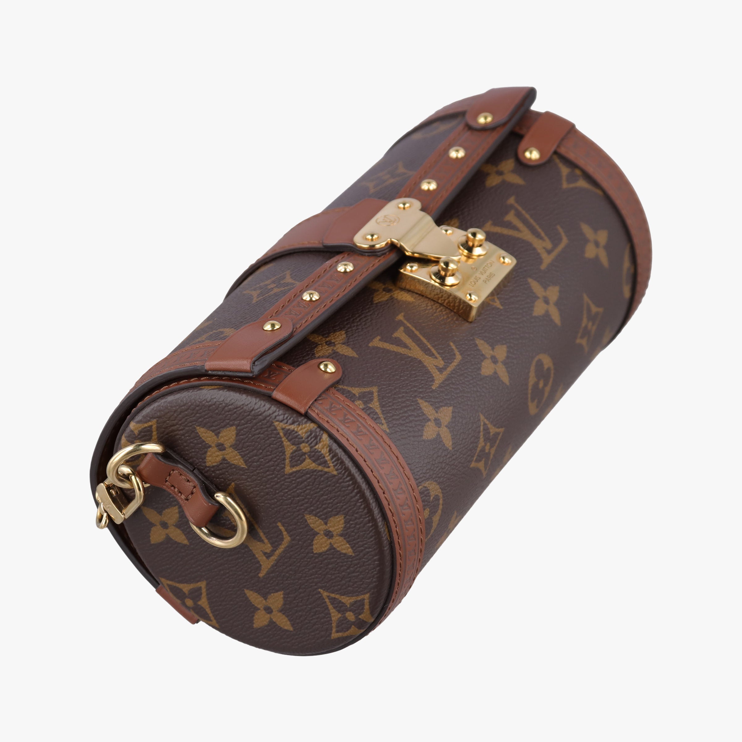 Vintage Louis Vuitton Papillon Trunk Brown Monogram Canvas×calf leather M57835 shoulderbag | stylenewstar