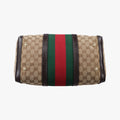 Sherry Line Beige×green×red Canvas×Leather 247205 I013408810シェリーライン ベージュ×グリーン×レッド キャンバス×レザー 247205 I013408810