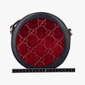 Ophidia Red×black Velour×leather 574978 F028750126オフィディア レッド×ブラック ベロア×レザー 574978 F028750126
