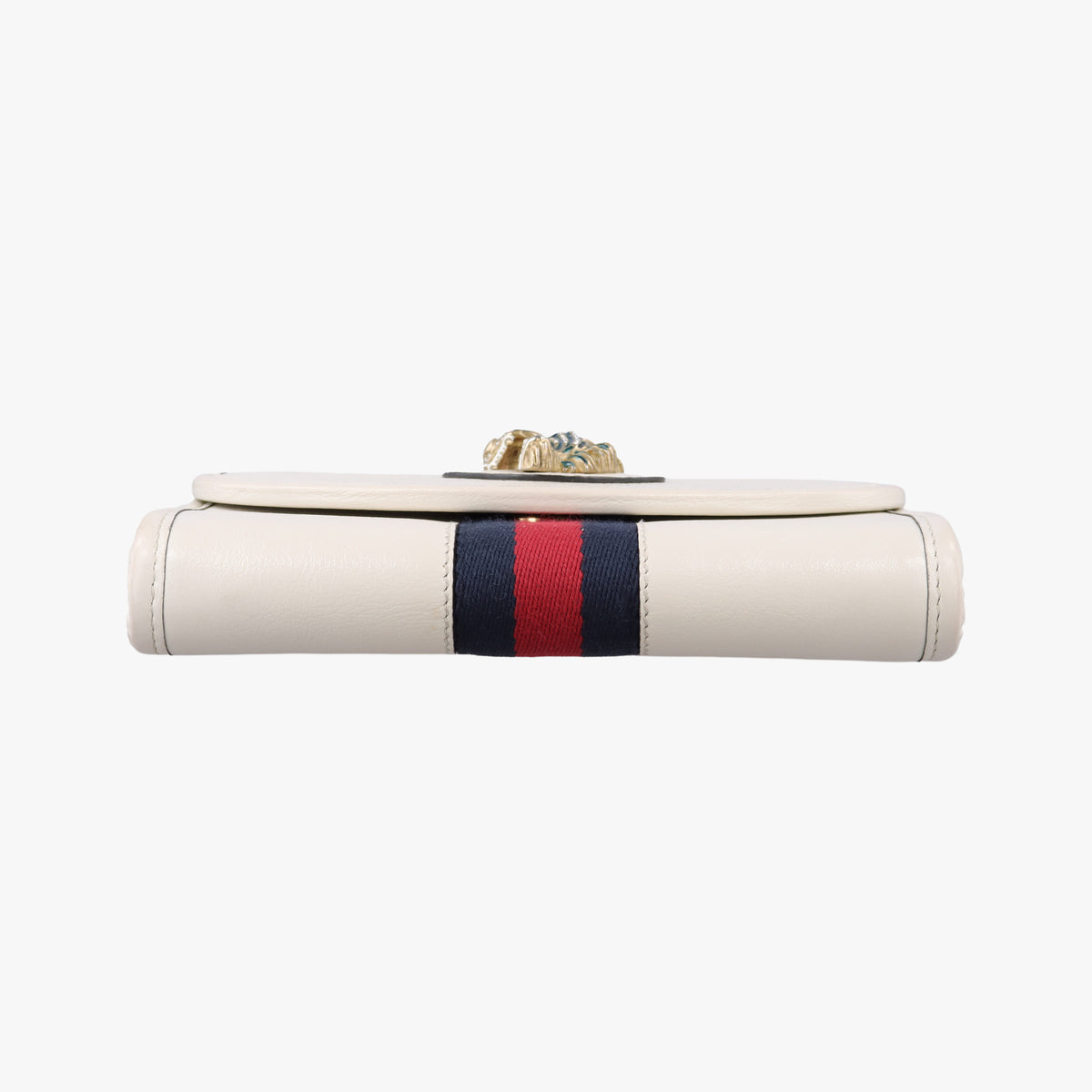 Pre-owned Gucci Rajah White Leather 573797 shoulderbag | stylenewstar
