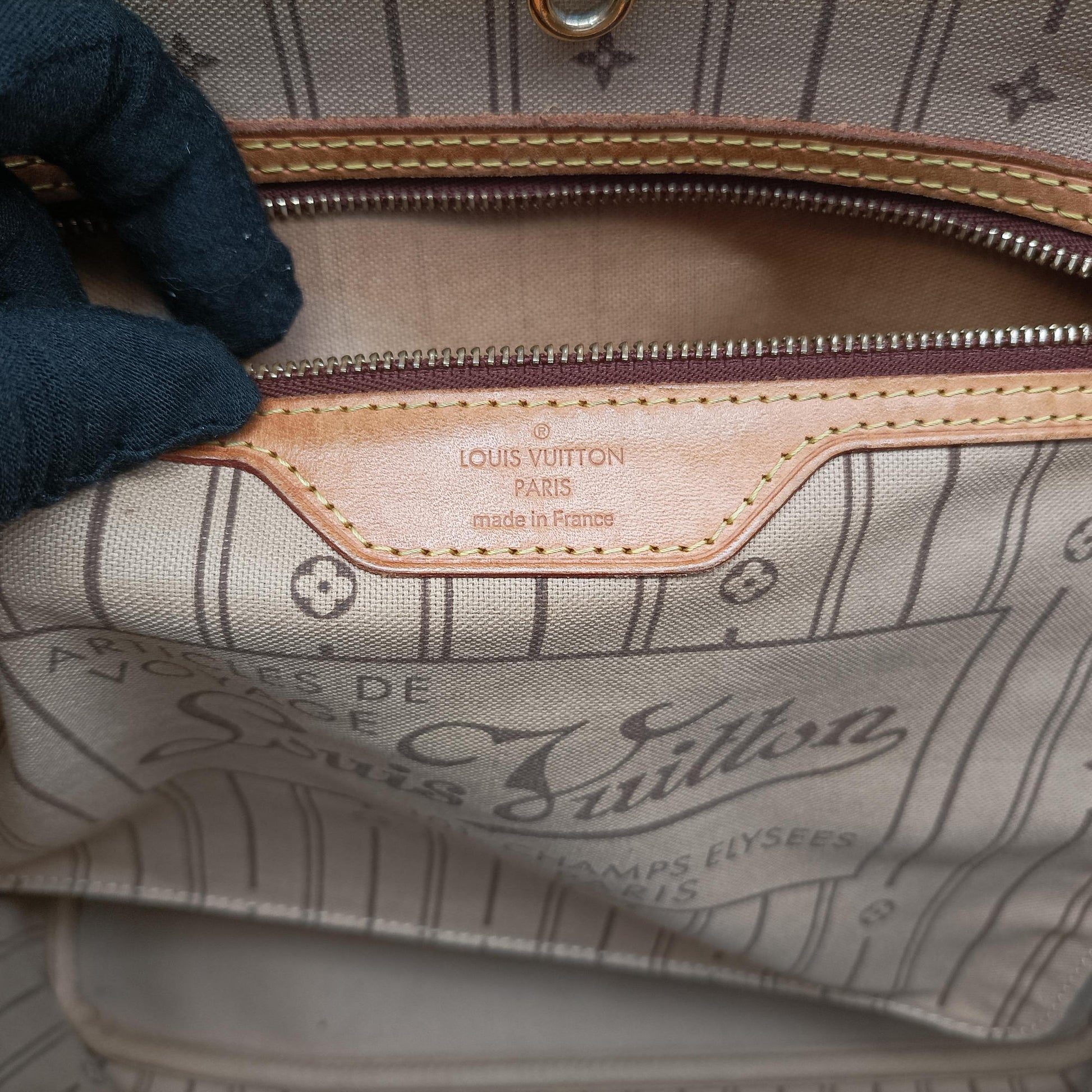 Pre-owned Louis Vuitton NEVERFULLMM Brown Monogram Canvas M40156 shoulderbag | stylenewstar